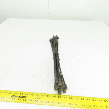 19-1/8" OAL Torsion Rod 0.545" OD Lot Of 13