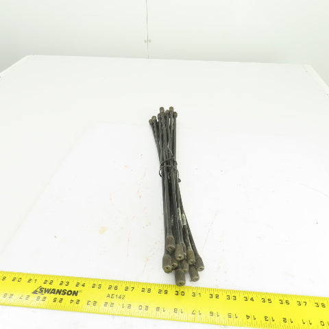 19-1/8" OAL Torsion Rod 0.545" OD Lot Of 13