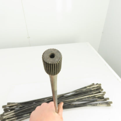 21-1/2" OAL Torsion Rod 0.545" OD Lot Of 31