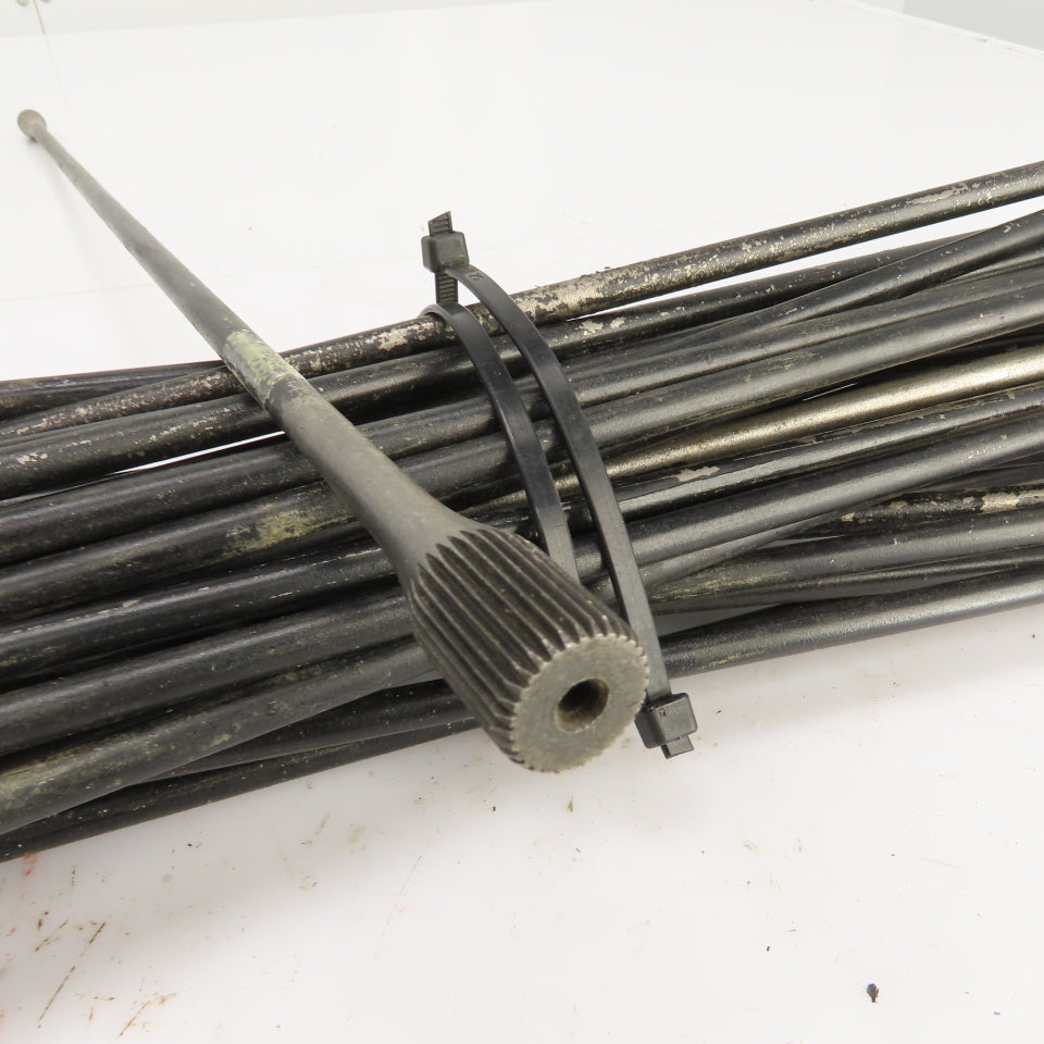 21-1/2" OAL Torsion Rod 0.545" OD Lot Of 31