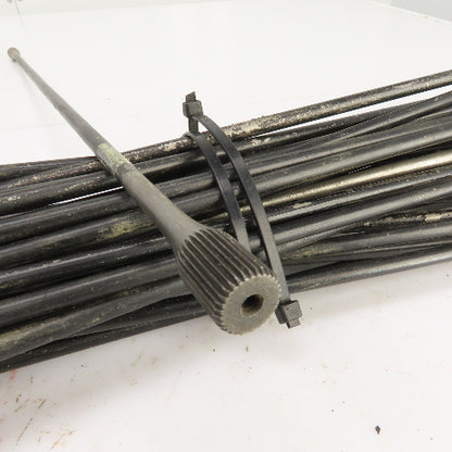 21-1/2" OAL Torsion Rod 0.545" OD Lot Of 31