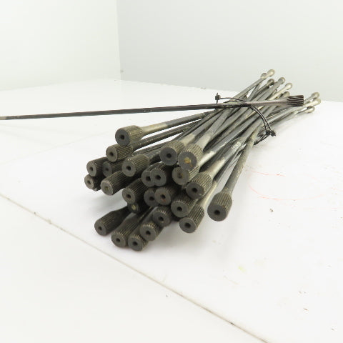 21-1/2" OAL Torsion Rod 0.545" OD Lot Of 31