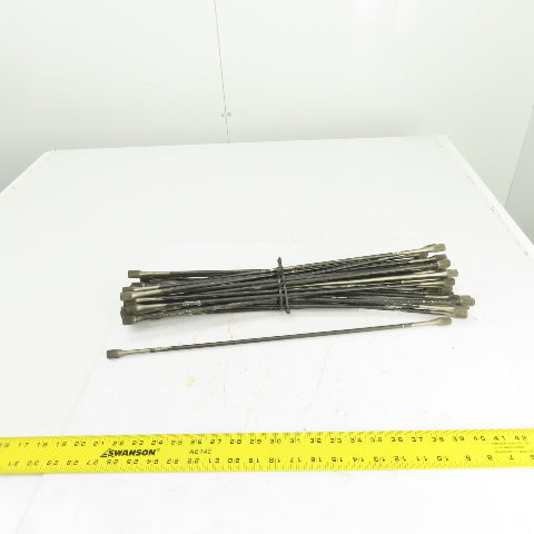21-1/2" OAL Torsion Rod 0.545" OD Lot Of 31