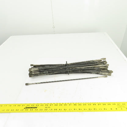 21-1/2" OAL Torsion Rod 0.545" OD Lot Of 31