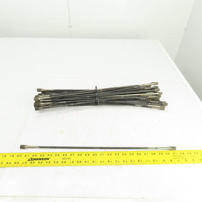 21-1/2" OAL Torsion Rod 0.545" OD Lot Of 31