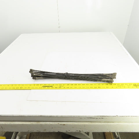 22" OAL Torsion Rod 0.545" OD Lot Of 16