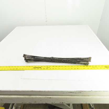 22" OAL Torsion Rod 0.545" OD Lot Of 16