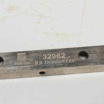 TKM 32962 Guillotine Shear Blade 12-1/2" x 13mm Tapered 3" Hole Center