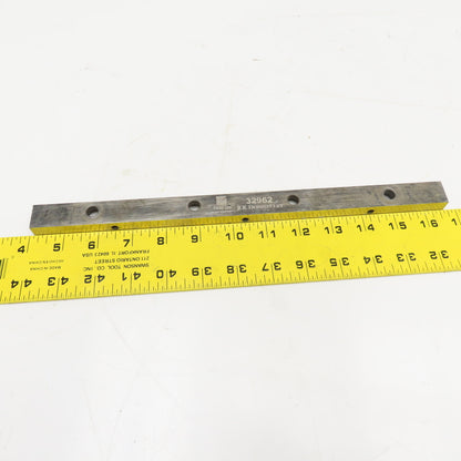 TKM 32962 Guillotine Shear Blade 12-1/2" x 13mm Tapered 3" Hole Center