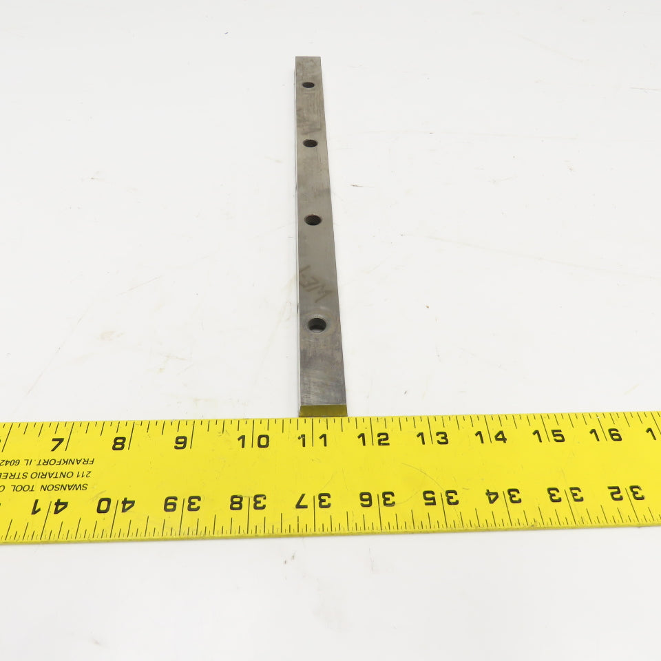 TKM 32962 Guillotine Shear Blade 12-1/2" x 13mm Tapered 3" Hole Center