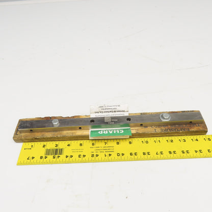 TKM 7896 Guillotine Shear Blade 12-1/2" x 13mm Sharp Tapered 3" Hole Center