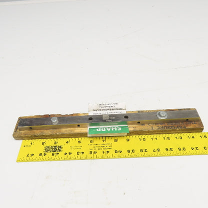 TKM 7896 Guillotine Shear Blade 12-1/2" x 13mm Sharp Tapered 3" Hole Center