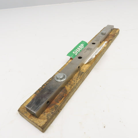 TKM 7896 Guillotine Shear Blade 12-1/2" x 13mm Sharp Tapered 3" Hole Center