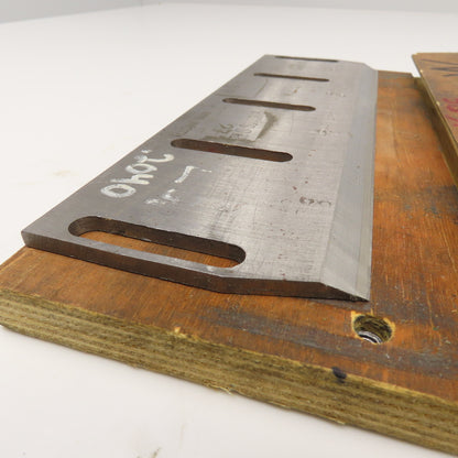 HHS Slitter Trimmer Knife 10-5/8" Wide 3-9/16" x .198" Thick 2-1/2" Hole Centers