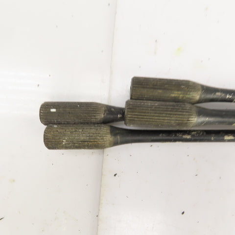 26-1/8" OAL Torsion Rod 0.545" OD Lot Of 4