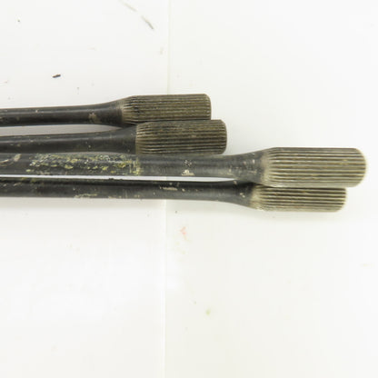 26-1/8" OAL Torsion Rod 0.545" OD Lot Of 4