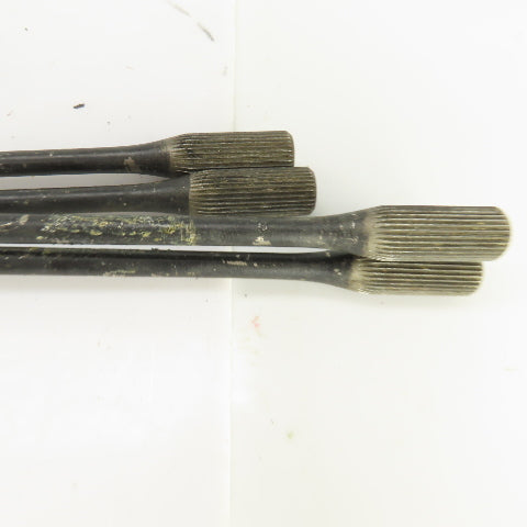 26-1/8" OAL Torsion Rod 0.545" OD Lot Of 4
