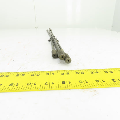 26-1/8" OAL Torsion Rod 0.545" OD Lot Of 4