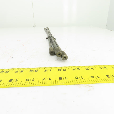 26-1/8" OAL Torsion Rod 0.545" OD Lot Of 4