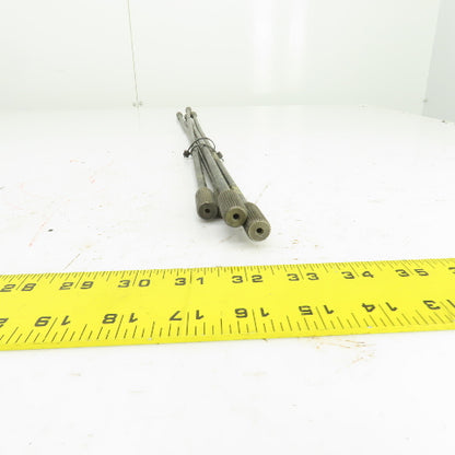 26-1/8" OAL Torsion Rod 0.545" OD Lot Of 4
