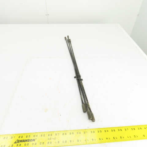 26-1/8" OAL Torsion Rod 0.545" OD Lot Of 4
