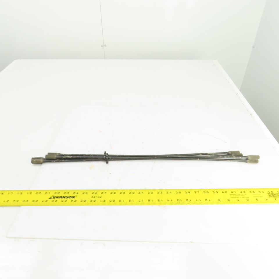 26-1/8" OAL Torsion Rod 0.545" OD Lot Of 4