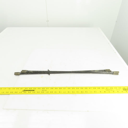 26-1/8" OAL Torsion Rod 0.545" OD Lot Of 4