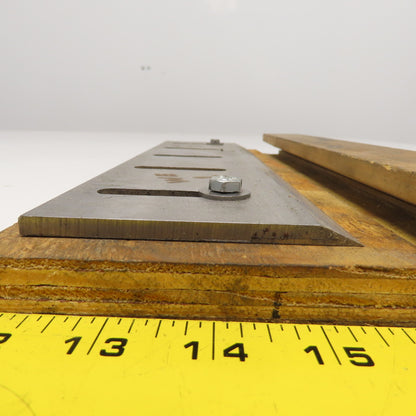 HHS Slitter Trimmer Knife 12-3/4" Wide 3-9/16" x .198" Thick 2-1/2" Hole Centers