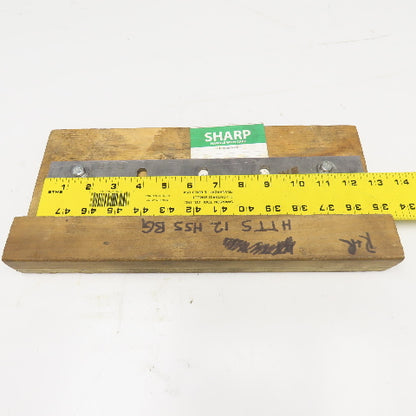HHS Slitter Trimmer Knife 12-3/4" Wide 3-9/16" x .198" Thick 2-1/2" Hole Centers