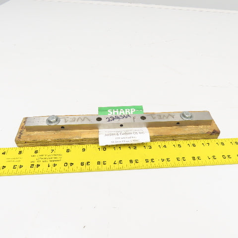Guillotine Shear Blade 12-1/2" x 13mm Sharp Tapered 3" Hole Center