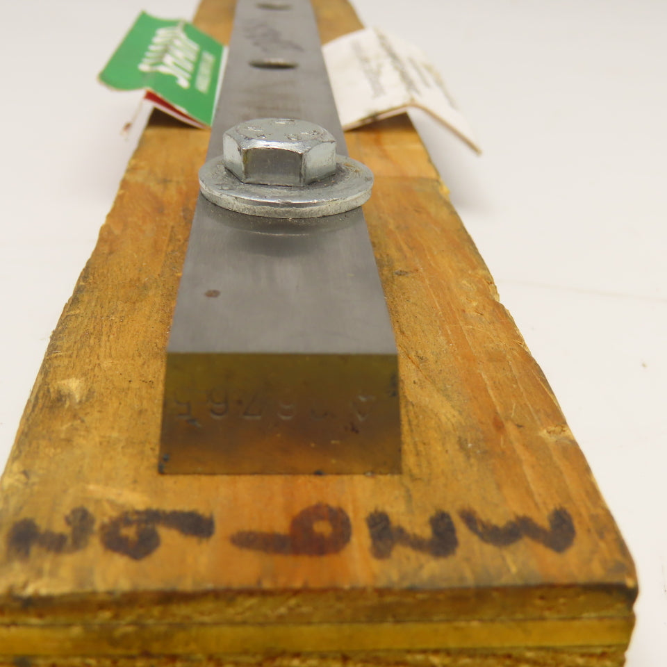 Guillotine Shear Blade 12-1/2" x 13mm Sharp Tapered 3" Hole Center