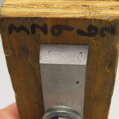 Guillotine Shear Blade 12-1/2" x 13mm Sharp Tapered 3" Hole Center