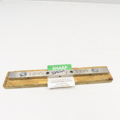 Guillotine Shear Blade 12-1/2" x 13mm Sharp Tapered 3" Hole Center