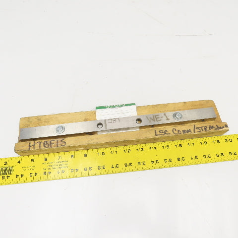 HTBF15 Guillotine Shear Blade 15" x 13mm Sharp Tapered 3" Hole Center