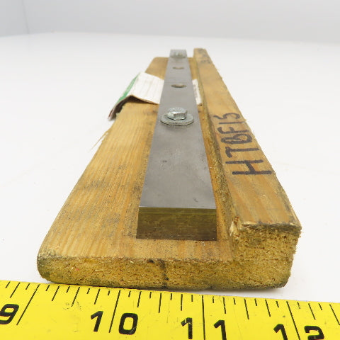 HTBF15 Guillotine Shear Blade 15" x 13mm Sharp Tapered 3" Hole Center