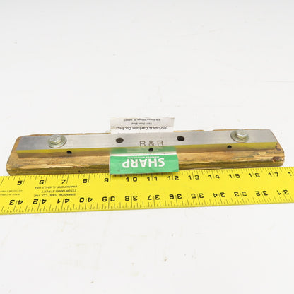Guillotine Shear Blade 12-1/2" x 13mm Sharp Tapered 3" Hole Center