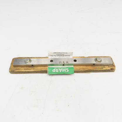 Guillotine Shear Blade 12-1/2" x 13mm Sharp Tapered 3" Hole Center