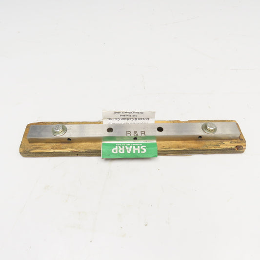 Guillotine Shear Blade 12-1/2" x 13mm Sharp Tapered 3" Hole Center