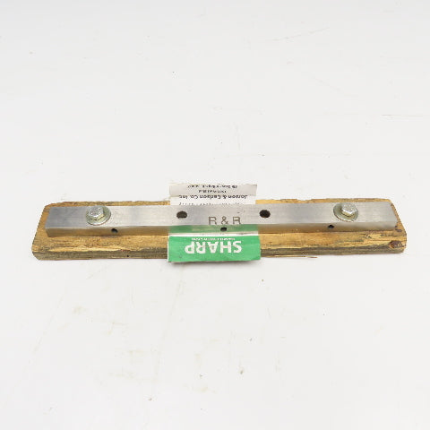 Guillotine Shear Blade 12-1/2" x 13mm Sharp Tapered 3" Hole Center