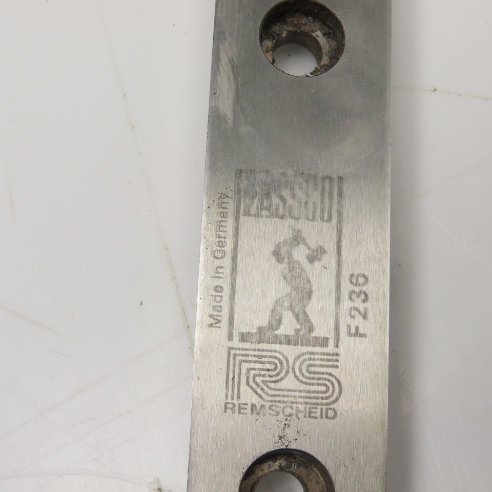 Fassco F236 Guillotine Shear Blade 12-1/2" x 13mm Sharp Tapered 3" Hole Center