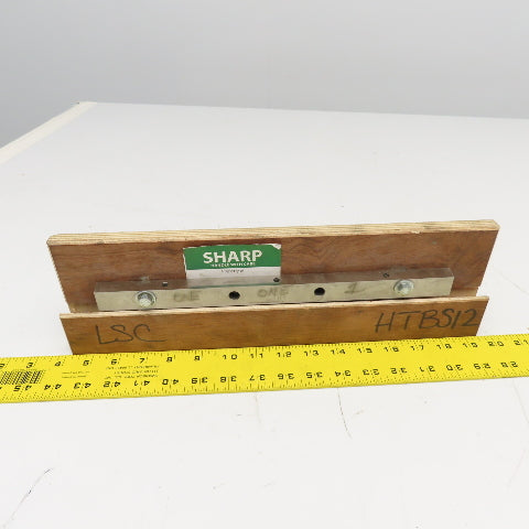 HTBS12 Guillotine Shear Blade 12-1/2" x 13mm Sharp Tapered 3" Hole Center