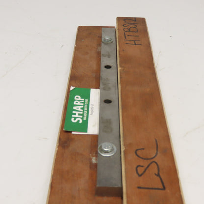 HTBS12 Guillotine Shear Blade 12-1/2" x 13mm Sharp Tapered 3" Hole Center