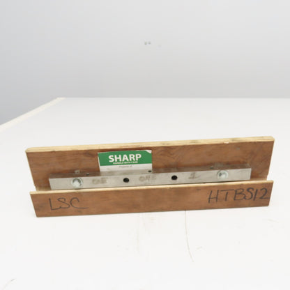 HTBS12 Guillotine Shear Blade 12-1/2" x 13mm Sharp Tapered 3" Hole Center