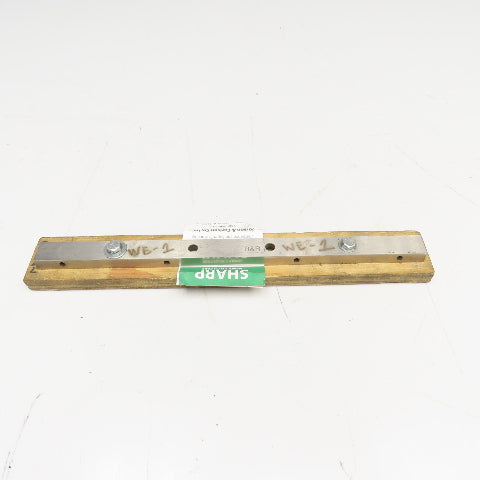 Guillotine Shear Blade 15" x 13mm Sharp Tapered 3" Hole Center