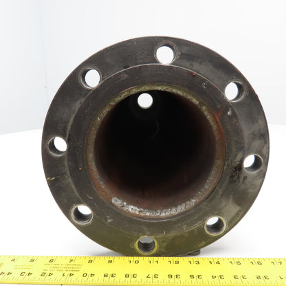 6" x 3" Raised Face Flange Mount Adaptor Black Cast 150# 49" OAL