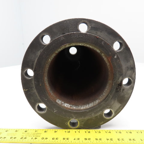 6" x 3" Raised Face Flange Mount Adaptor Black Cast 150# 49" OAL