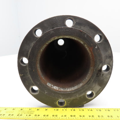 6" x 3" Raised Face Flange Mount Adaptor Black Cast 150# 49" OAL