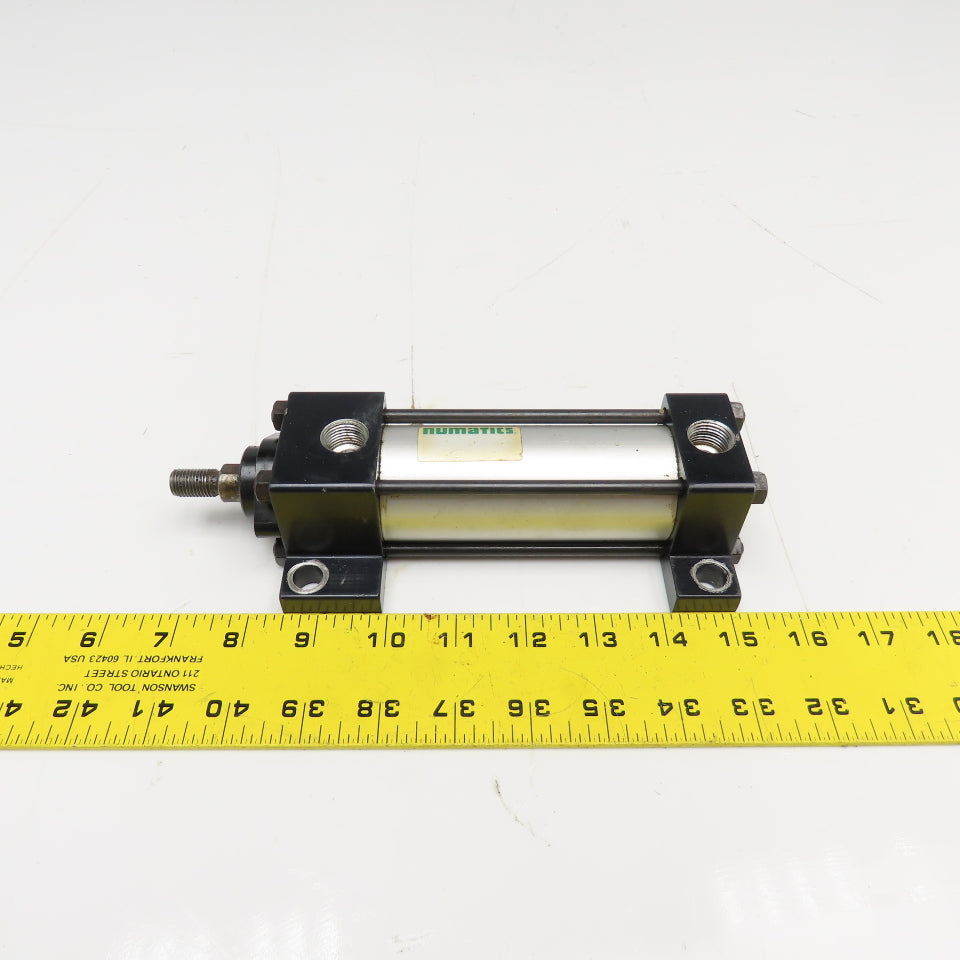 Numatics 1-3/4" Bore 3" Stroke Double Acting Air Cylinder