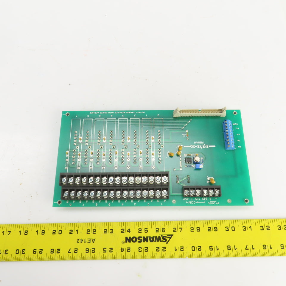 Opto 22 PB8AH 001866 8-Space Relay Board