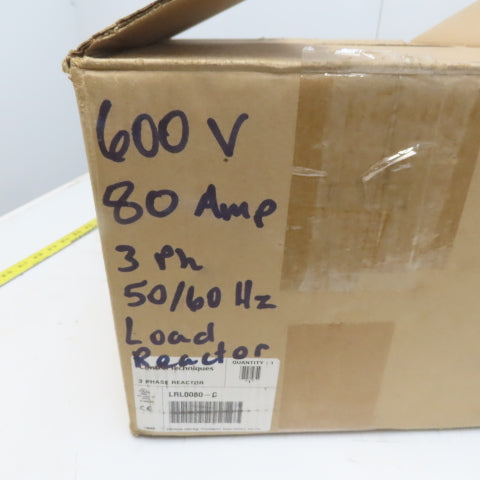 Control Techniques LRLO080-C 80A Line Reactor 3Ph 600V 50/60 Hz Type RL